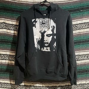 NIGHT OF THE LIVIND DEAD HOODIE SIZE SMALL